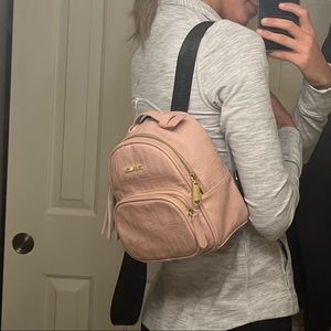 Steve Madden Light Pink Mini Backpack